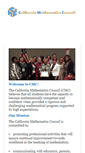 Mobile Screenshot of cmc-math.org