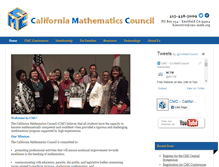 Tablet Screenshot of cmc-math.org